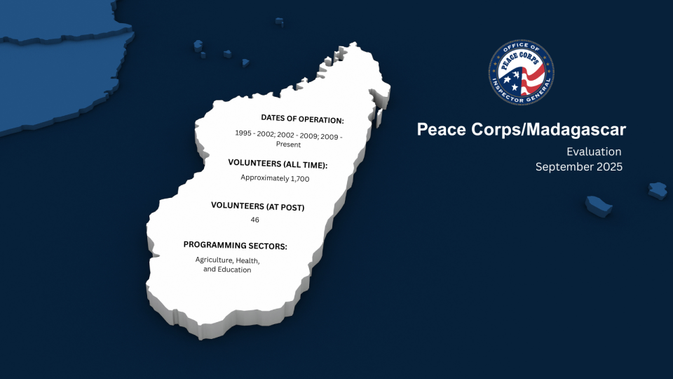 Evaluation of Peace Corps/Madagascar